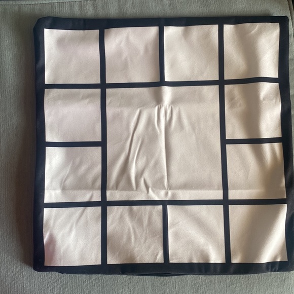 4 Packs Black and white Decorative Throw/accent Pillow Covers 16x16 Inch - Picture 2 of 4